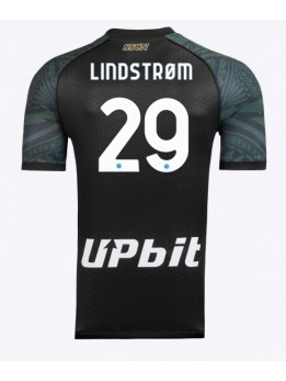 SSC Napoli Jesper Lindstrom #29 Ausweichtrikot 2023-24 Kurzarm